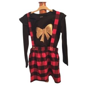 CARTER’S Buffalo Plaid Skirtall Set